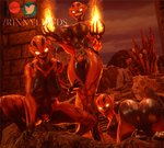 anthro breasts butt female fire genitals glowing glowing_eyes looking_at_viewer pussy sharp_teeth teeth rinny ghost0fonyx_(modeler) doom_(series) doom_eternal id_software microsoft demon imp_(doom) 2020 3d_(artwork) digital_media_(artwork) hi_res