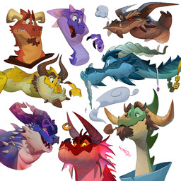 3_fingers 3_horns 6_horns ambiguous_form amethyst_(gem) black_claws black_eyebrows black_horn blue_body blue_clothing blue_horn blue_scales blue_spikes braided_goatee breath_powers brown_claws brown_facial_hair brown_goatee brown_horn brown_spikes cheek_frill cheek_spikes chin_spikes claws closed_smile clothing curved_horn ear_piercing ear_ring elemental_manipulation eyebrows facial_hair facial_horn facial_spikes finger_claws fingers furgonomics furrowed_brow furrowed_eyebrows furry-specific_piercing gem goatee gold_horn_ring grey_eyebrows group happy horn horn_piercing jewelry lidded_eyes light looking_up male mouth_closed multi_horn multicolored_body multicolored_scales necklace nose_horn object_in_mouth open_mouth open_smile orange_body orange_scales piercing purple_body purple_scales purple_sclera red_body red_horn red_scales red_sclera red_spines red_tongue relaxed_expression ring_piercing scales sharp_teeth short_horn side_view simple_background small_horn smile smoke smoking_pipe smoking_pipe_in_mouth solo spikes spikes_(anatomy) tan_body tan_horn tan_scales teeth thick_eyebrows thick_neck thin_eyebrows tongue unimpressed white_background worried_look yellow_body yellow_scales yellow_sclera federico_maria_cugliari european_mythology mythology bernard_(federico_maria_cugliari) gilberto_(federico_maria_cugliari) dragon mythological_creature mythological_scalie scalie western_dragon 1:1 2024 absurd_res adobe_photoshop_(artwork) colored digital_drawing_(artwork) digital_media_(artwork) english_description hi_res lighting shaded signature