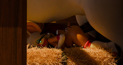 abdominal_bulge animal_genitalia animal_penis anthro bat_wings bestiality blush bodily_fluids boots clothing duo equine_genitalia equine_penis female feral folded_wings footwear genitals gloves handwear hay hay_bale larger_feral larger_male lying_on_hay_bale male male/female membrane_(anatomy) membranous_wings penetration penile penile_penetration penis shoes size_difference smaller_anthro stable sweat wings betterbeans_(artist) nottanj_(modeler) disney sega sonic_the_hedgehog_(series) tangled_(disney) maximus_(tangled) rouge_the_bat bat equid equine horse mammal 256:135 3d_(artwork) 4k absurd_res digital_media_(artwork) hi_res huge_filesize