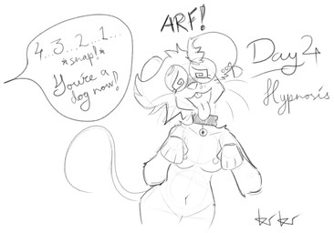 accessory anthro barking bell bell_collar blush breasts breath collar collar_only countdown ear_piercing ear_tag female head_tilt hypnosis long_tail markings mind_control mouse_ears mouse_tail nipples nude panting paw_pose piercing pose solo speech_bubble spiral spiral_eyes standing tail text tongue tongue_out whisker_markings whiskers sewiggler kinktober_2025 kiki_(sewiggler) mammal mouse murid murine rodent 2025 english_text hi_res signature sketch