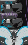 alternative_fashion anthro dialogue female goth gynomorph hair intersex long_hair micro morphing size_difference speaker wings enroshiva stella_(enroshiva) yuki_(enroshiva) canid canine canis fox hybrid lagomorph leporid mammal mochibun_(species) rabbit wolf absurd_res comic hi_res