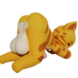 all_fours anthro arm_markings balls big_balls big_penis brown_eyes butt cheek_tuft chest_tuft countershade_butt countershade_torso countershading erection facial_tuft fur genitals glans head_markings head_tuft huge_balls humanoid_genitalia humanoid_penis leg_markings male male_anthro markings multicolored_arms multicolored_body multicolored_butt multicolored_fur multicolored_legs orange_body orange_fur orange_inner_ear orange_markings orange_stripes orange_tuft penis pink_glans simple_background smile solo striped_arms striped_body striped_head striped_legs stripes teeth thigh_markings three-quarter_view triangle_nose tuft two_tone_arms two_tone_butt two_tone_legs whiskers white_background white_balls white_body white_countershading white_fur white_penis white_tuft white_whiskers yellow_body yellow_butt yellow_ears yellow_fur yellow_tuft fanfurry roblox domestic_cat felid feline felis mammal 1:1 2023 3d_(artwork) digital_media_(artwork) hi_res