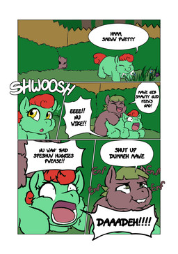 ambiguous/ambiguous ambiguous_feral ambiguous_gender ambiguous_penetrated ambiguous_penetrating ambiguous_penetrating_ambiguous border brown_body brown_fur doggystyle duo explicitly_stated_nonconsent feral feral_on_feral feral_penetrated feral_penetrating feral_penetrating_feral flower forced from_behind_position fur green_body green_fur green_hair green_tail hair looking_pleasured outside penetration plant quadruped rape red_hair red_tail sex smile sniffing standing surprised tail text white_border young young_ambiguous young_feral young_on_young young_penetrated young_raped koopacoon fluffy_pony fluffy_pony_(species) mammal 2020 comic english_description english_text hi_res female_(lore) male_(lore)