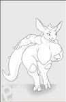 anthro anthrofied areola bent_over big_breasts breasts claws curvy_figure digitigrade female hand_on_breast holding_breast horn huge_breasts mature_anthro mature_female nipples nude simple_background solo tongue tongue_out voluptuous wide_hips proxer nintendo pokemon generation_1_pokemon nidoqueen pokemon_(species) 2020 greyscale hi_res monochrome