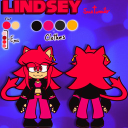 anthro belt bottomwear clothed clothing ear_piercing female fingerless_gloves footwear gloves handwear jacket pants piercing shoes solo tail topwear sussytomato sega sonic_the_hedgehog_(series) lindsey_(sussytomato) domestic_cat felid feline felis mammal 1:1 hi_res model_sheet