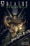 anthro antlers armor brown_antlers brown_eyes brown_hair brown_nose clothed clothing duo eyeless fangs front_view fur green_armor grey_body gun hair holding_gun holding_object holding_ranged_weapon holding_weapon horn male open_mouth ranged_weapon short_hair tan_body tan_fur teeth text weapon acidic alien_(franchise) alien deer mammal xenomorph english_text hi_res