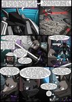 2016 absurd_res amethyst_(kitfox-crimson) anthro black_body black_fur bray_(kitfox-crimson) brianna_(kitfox-crimson) brown_body brown_fur colored comic dasyuromorph dialogue dialogue_box english_text female fur grey_body grey_fur hi_res in_our_shadow kitfox-crimson machine macropod male mammal marsupial mecha melee_weapon murid murine numbat rat rodent speech_bubble sword text thought_bubble wallaby weapon