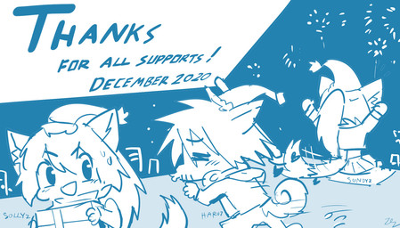 anthro blush blush_lines clothing curled_tail electronics eyes_closed female fireworks headphones male motion_lines open_mouth open_smile puckered_lips smile tail text sollyz haruz sundyz canid canine canis domestic_cat domestic_dog felid feline felis mammal 2021 digital_drawing_(artwork) digital_media_(artwork) english_text monochrome sketch