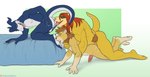 anal anal_penetration anthro barazoku feet foot_fetish foot_lick foot_play from_behind_position group kneeling licking male male/male open_mouth open_smile oral penetration rimming sex side_view smile tongue tongue_out trio spelunker_sal bandai_namco digimon mario_bros nintendo bowser_koopa_junior_(roommates) giancarlo_rosato digimon_(species) felid flamedramon koopa lion mammal pantherine scalie hi_res