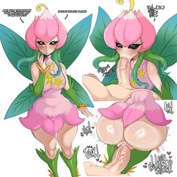 anus big_butt biped blush breasts butt clothed clothing duo eyelashes fellatio female front_view genitals human_fetish looking_at_viewer male male/female male_human not_furry oral penetration penile penile_penetration penis pupils sex simple_background solo_focus thick_thighs vaginal vaginal_penetration vulva wide_hips saltyxodium bandai_namco digimon digimon_(species) human humanoid lillymon mammal 1:1 2025 hi_res