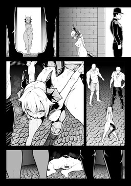 5_panel_comic after_rape after_sex ambiguous_penetration angry areola bent_over bird's-eye_view black_body black_bottomwear black_clothing black_hat black_headwear black_horn black_pants black_scales black_tail black_topwear blush bodily_fluids boots bottomwear breasts brick brick_wall button_(fastener) censor_bar censored_genitalia censored_vulva choker choker_only clothed clothed/nude clothing covering covering_breasts covering_crotch cum cum_in_vagina cum_inside detailed_background doggystyle eyeless feet female female_humanoid footwear forced from_behind_position genital_fluids group group_sex hair hat headgear headwear high-angle_view horn jewelry light_body light_skin long_hair lying male male/female male_human medium_breasts nails navel necklace necklace_only nipples nude on_front only_one_nude pants penetration plantigrade rape restrained_arms sandals scales scaly_tail sex shirt shoes short_hair shorts sweat sweatdrop tail tank_top threesome toenails toes topwear v-neck wall_(structure) white_clothing white_shirt white_topwear shigure1213 horned_humanoid human humanoid mammal 2025 censored hi_res monochrome shaded