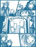 2015 :3 anthro blue_and_white cloak clothed clothing comic conditional_dnp duo felid female flora_(twokinds) fur hair human keidran male mammal monochrome outside pantherine simple_background sketch smile teeth text tiger tom_fischbach tongue trace_legacy twokinds white_background