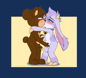 anthro balls blush butt duo erection female fingering fingering_partner french_kissing genitals hand_holding kissing male male/female nude penis plushie rubbing_vulva sex teddy_bear vaginal vaginal_fingering young young_female young_male enookie billie_bust_up billie_(billie_bust_up) oliver_masthay bovid caprine goat mammal alpha_channel hi_res adult_(lore)