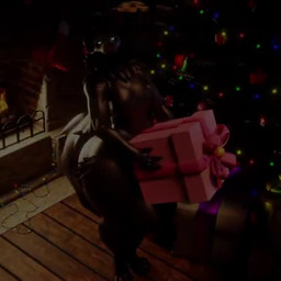 accessory anthro balls big_balls big_penis black_body black_fur black_penis black_tongue box candle christmas_decorations christmas_lights christmas_stocking christmas_tree container dick_in_a_box femboy fireplace fur genitals gift gift_box holidays huge_balls huge_penis hyper hyper_genitalia hyper_penis inside male penis penis_accessory penis_bow penis_ribbon plant presenting presenting_penis ribbons shaking_hips solo spread_legs spreading thick_thighs tongue tree wide_hips syntaxerror raguda_(modeler) changed_(video_game) christmas puro_(changed) canid canine canis goo_creature mammal wolf 1:1 2025 3d_(artwork) 3d_animation animated digital_media_(artwork) long_playtime no_sound video