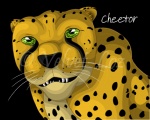 black_background facial_markings fur green_eyes head_markings male markings simple_background solo spots teeth whiskers yellow_body yellow_fur velvet_loz hasbro takara_tomy transformers transformers:_beast_wars cheetor cheetah felid feline mammal maximal