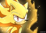 anthro black_background black_nose countershade_fur countershading frown fur glowing glowing_body looking_aside looking_at_viewer looking_away male red_eyes side_view simple_background solo sparkles super_form tan_body tan_countershading tan_fur toony yellow_body yellow_fur risziarts sega sonic_the_hedgehog_(series) sonic_the_hedgehog super_sonic eulipotyphlan hedgehog mammal 2022 bust_portrait cel_shading flat_colors portrait shaded signature