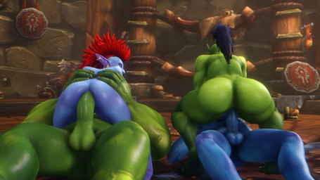 anal anal_penetration balls big_breasts big_butt big_penis blue_body blue_skin bouncing_balls bouncing_breasts bouncing_butt breasts butt cowgirl_position female female_penetrated from_front_position genitals green_body green_skin groan group humanoid_genitalia humanoid_on_humanoid humanoid_penetrated humanoid_penetrating humanoid_penetrating_female humanoid_penetrating_humanoid humanoid_penis male male/female male_penetrating male_penetrating_female male_penetrating_humanoid moan on_bottom on_top orc_female parallel_sex penetration penis sex vaginal vaginal_penetration noname55 blizzard_entertainment warcraft zazi humanoid orc troll_(mythology) 16:9 3d_(artwork) 3d_animation animated digital_media_(artwork) hi_res high_framerate short_playtime sound source_filmmaker_(artwork) video widescreen