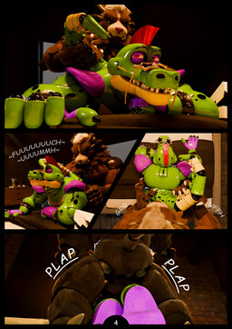 abs anal angry anthro apartment balls balls_deep bed bedroom big_balls big_penis box claws container delivery_(commerce) delivery_employee depth_of_field dialogue duo eyewear fangs furniture fuzzy genitals holding_tail joints lever looking_at_another looking_down looking_pleasured looking_up looming looming_over machine male male/male muscular office on_model pecs penetration penis pizza_box plap_(sound) profanity rear_view seductive shoulder_pads size_difference smug smug_face standing sunglasses surprised table tail teeth text vase wall_(structure) wearing_sunglasses window wire worried maulclaw five_nights_at_freddy's five_nights_at_freddy's:_security_breach guild_wars scottgames steel_wool_studios montgomery_gator alligator alligatorid animatronic charr crocodilian felid feline hybrid mammal reptile robot scalie 3d_(artwork) absurd_res blender_(artwork) blender_cycles_(artwork) comic digital_media_(artwork) english_text hi_res portrait widescreen