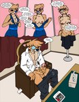 4_fingers 4_panel_comic abs ambiguous_penetration anthro balls bare_breasts bite biting_lip biting_own_lip blue_clothing blue_dress blue_nose blush blush_lines bodily_fluids bottomwear bouncing_breasts breasts card chair cheating_wife clawing claws clothed clothes_hanger clothing coat collared_shirt curtains desk detailed_background dialogue dress dress_shirt drooling duo ears_down erection exposed_breasts eyes_closed eyewear facial_scar fantasizing fantasy female female_penetrated fingers front_view fur furniture genitals hair hands_on_hips holding_breast infidelity male male/female male_penetrating male_penetrating_female masturbation messy_hair monocle multicolored_body multicolored_fur muscular muscular_anthro muscular_male nipples nude onomatopoeia open_clothing open_shirt open_topwear pants pants_around_thighs pecs penetration penile penile_penetration penis photo pivoted_ears playing_card presenting saliva scar self_bite sex shirt short_hair simple_background sitting solo sound_effects speech_bubble speed_lines table tan_body tan_fur tears tears_of_desperation tears_of_sadness teeth text tissue tissue_box topwear two_tone_body two_tone_fur yellow_eyes yellow_sclera eves conker's_bad_fur_day rareware bear mammal tediz colored comic english_text hi_res