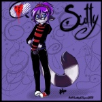 alternative_fashion anthro black_border blue_eyes border bottomwear broken_heart clothing denim denim_bottomwear denim_clothing emo eyewear femboy freckles frutiger_metro glasses hair hoodie jeans looking_at_viewer male pants purple_background purple_hair scene_(fashion) simple_background solo tail topwear cyn. scotty_(cyn.) bassariscus mammal procyonid ring-tailed_cat 1:1 2008 digital_media_(artwork) full-length_portrait hi_res portrait purple_theme shaded unavailable_at_source