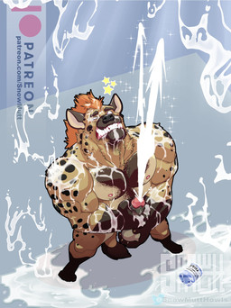 anthro aroused aroused_face aroused_male ball_fondling ball_grab ball_squeeze balls balls_touching barazoku belly_hair biceps big_muscles big_pecs black_body black_fur bodily_fluids body_hair brown_body brown_chest_hair brown_fur chest_hair chest_tuft clenched_teeth cum cum_drip cum_from_penis cum_in_hair cum_on_arm cum_on_chest cum_on_face cum_on_ground cum_on_hand cum_on_own_arm cum_on_own_chest cum_on_own_face cum_on_own_hand cum_on_own_penis cum_on_own_shoulder cum_on_penis cum_on_self cum_on_shoulder cum_pool cum_splatter cum_spurt cumshot cumshot_on_chest cumshot_on_face dripping ejaculating_on_self ejaculation erection excessive_cum excessive_genital_fluids fangs fangs_bared fondling fondling_penis fur genital_fluids genitals grabbing_own_balls grabbing_own_penis grope hair hand_on_balls hand_on_penis high-angle_view holding_balls holding_erection holding_own_balls holding_own_penis holding_penis looking_pleasured male manly markings masturbation mohawk muscular muscular_anthro muscular_arms muscular_male muscular_thighs nipples nude nude_anthro nude_male orange_body orange_fur orange_hair orgasm orgasm_face pecs penile penile_masturbation penis penis_grab penis_squeeze rubbing_penis self_grope solo spots spotted_body spotted_fur spotted_markings standing stroking_penis tail teeth thick_arms thick_thighs tuft snowmutt drakirion hyena mammal spotted_hyena absurd_res hi_res