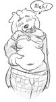 anthro belly breasts cardigan collar drugs estrogen gynomorph holding_belly hormone_replacement_therapy intersex medication peeking_penis pills presenting presenting_belly presenting_breasts slightly_chubby solo tongue tongue_out lazy_ruby ruby_mello_(dynamitegrizzly) bird_dog canid canine canis domestic_dog hunting_dog irish_setter mammal setter trans_(lore) trans_woman_(lore)