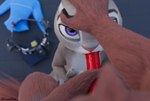 anthro deep_throat duo exhibitionism fellatio female male male/female nude oral oral_penetration penetration penile public public_nudity public_sex sex nocturnalfuzz disney zootopia judy_hopps lagomorph leporid mammal rabbit sergal 3d_(artwork) digital_media_(artwork)