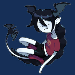bangs bite_mark bite_mark_on_neck black_hair bottomwear breasts clothed clothing crop_top fanged_bite_mark fanged_bite_mark_on_neck fangs female fingers footwear hair head_wings long_hair membrane_(anatomy) membranous_wings not_furry on_model on_style pointy_ears shirt shorts smile socks solo t-shirt tail teeth toony topwear unusual_wing_placement wings discount-supervillain adventure_time cartoon_network marceline_abadeer animal_humanoid bat bat_humanoid demon demon_humanoid humanoid mammal mammal_humanoid vampire 1:1 alpha_channel digital_media_(artwork)