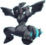 ambiguous_gender black_body black_skin bottom_heavy claws featureless_crotch open_mouth red_eyes simple_background solo tail tapering_tail thick_tail wide_crotch wings on_ice_(artist) mythology nintendo pokemon dragon generation_5_pokemon legendary_pokemon mythological_creature mythological_scalie pokemon_(species) scalie zekrom 2018 digital_media_(artwork) hi_res