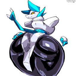 anthro big_butt biped butt clothed clothing female floating_hands huge_butt huge_hips huge_thighs hyper hyper_butt hyper_hips hyper_thighs looking_back machine rear_view simple_background smile solo thick_thighs wide_hips rohan_furries deltarune undertale_(series) tasque_manager darkner felid feline mammal robot robot_anthro 2023 digital_media_(artwork) hi_res