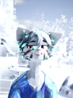 anthro blue_clothing blue_hair_tips blue_shirt blue_topwear blurred_background blush clenched_teeth clothing dark_markings eyelashes femboy footwear fur glowing_hair_tips grey_body grey_fur grey_hair hair low_poly male markings pink_eyes plushie shirt shoes skateboard sky smile solo teeth tongue tongue_out topwear vehicle whiskers pestbudmax max_(pestbudmax) domestic_cat felid feline felis mammal 3:4 3d_(artwork) digital_media_(artwork) hi_res