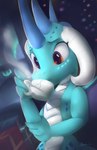 4_fingers fingers horn solo auroriia friendship_is_magic hasbro my_little_pony mythology princess_ember_(mlp) dragon mythological_creature mythological_scalie scalie 2021 absurd_res digital_media_(artwork) hi_res