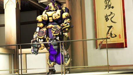 animal_genitalia balls big_balls big_penis bodily_fluids cum cum_drip dripping erection genital_fluids genitals gynomorph horn huge_balls huge_penis hyper hyper_balls hyper_genitalia hyper_penis intersex looking_at_viewer machine not_furry penis sheath smile solo standing kajukisfm blizzard_entertainment overwatch orisa_(overwatch) omnic robot taur 16:9 2018 3d_(artwork) digital_media_(artwork) hi_res source_filmmaker_(artwork) widescreen