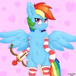 clothing female footwear genitals humanoid_genitalia humanoid_pussy pussy semi-anthro socks solo yellowcrom friendship_is_magic hasbro my_little_pony rainbow_dash_(mlp) equid equine horse mammal pony 1:1 absurd_res hi_res