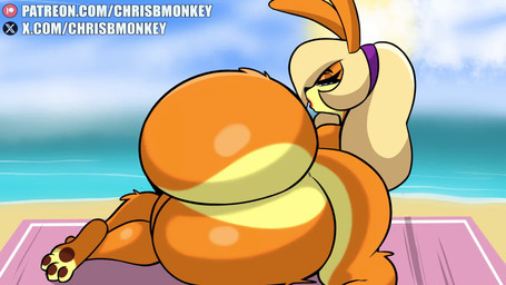 anthro ass_clapping beach beach_towel bedroom_eyes big_butt blonde_hair bottom_heavy bubble_butt butt butt_focus clapping curvy_figure eyelashes female hair huge_butt looking_at_viewer looking_back lying mature_female narrowed_eyes on_side rear_view seductive shaking_butt simple_background solo tail teasing thick_thighs towel twerking voluptuous voluptuous_anthro voluptuous_female wide_hips wobbling chrisbmonkey jak_and_daxter naughty_dog sony_corporation sony_interactive_entertainment tess_(jak_and_daxter) mammal mustelid ottsel 16:9 2d_animation animated digital_drawing_(artwork) digital_media_(artwork) hi_res high_framerate huge_filesize loop short_playtime sound webm widescreen