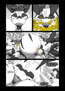 4_arms antennae_(anatomy) anthro anus anus_nibbling ass_in_face back_wings beach big_butt biting_anus butt butt_in_face butt_on_face butt_sniffing dialogue dominant dominant_anthro dominant_female duo enjoying face_in_ass fart fart_cloud fart_fetish fart_sniffing farting_in_nose farting_on_another farting_on_face farting_on_male female fur green_fart_cloud headscissor huge_butt leg_wrap male male/female mandibles multi_arm multi_limb nibbling nude nude_anthro nude_beach nude_female nude_male pawpads puffy_anus rumbling_stomach sniffing speech_bubble stinger stinger_tail striped_body striped_fur stripes submissive submissive_anthro submissive_male tail text thought thought_bubble thoughts wings soomir heather_(soomir) hectar_(soomir) arthropod bee hymenopteran insect queen_bee absurd_res black_and_white comic english_text hi_res monochrome