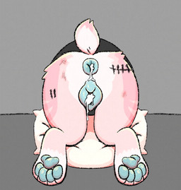 animal_genitalia animal_vulva bodily_fluids body_writing bruised bruised_butt butt canine_genitalia canine_vulva cum cum_in_ass cum_in_vagina cum_inside female feral genital_fluids genitals glory_hole kneeling kneeling_on_ground leaking_anus leaking_cum leaking_vagina nub_tail pawpads paws quadruped rough_sex sex short_tail solo tail tally_marks toony vulva saberbutt berri_(carrion) felid mammal prehistoric_species saber-toothed_tiger