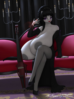 anthro areola beehive_(hairstyle) big_breasts black_clothing black_dress black_eyeliner black_hair bowed_string_instrument breasts candle cello clothing dagger dress eyeliner eyeshadow female footwear furniture gem hair high_heels huge_breasts hyper hyper_breasts legwear lens_flare lips lipstick makeup melee_weapon musical_instrument nipples purple_eyes red_lips red_lipstick ring ring_(jewelry) shoes sitting sofa solo stockings string_instrument weapon clearvision elvira:_mistress_of_the_dark friendship_is_magic hasbro my_little_pony elvira_(mistress_of_the_dark) octavia_(mlp) earth_pony equid equine horse mammal pony absurd_res hi_res