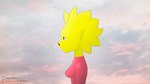 anthro female solo text goblinblin the_simpsons lisa_simpson canid canine canis domestic_dog mammal absurd_res hi_res url