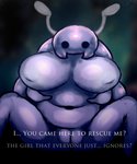 antennae_(anatomy) anthro belly big_breasts black_eyes blue_body blue_exoskeleton breasts deep_navel empty_eyes exoskeleton female genitals grey_body grey_exoskeleton huge_breasts inverted_nipples looking_at_viewer navel nipples non-mammal_breasts non-mammal_nipples nude obese obese_anthro obese_female overweight overweight_anthro overweight_female pussy solo text del_bowob hollow_knight team_cherry bretta_(hollow_knight) arthropod beetle insect featureless_(disambiguation) 5:6 digital_media_(artwork) english_text hi_res