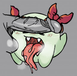accessory balls big_balls big_penis blush blush_lines bodily_fluids bow_ribbon dripping duo fangs featureless_hands female genitals ghost_tail glans glistening glistening_balls glistening_genitalia glistening_glans glistening_penis glistening_tongue grey_balls grey_glans grey_penis hair_accessory hair_bow hair_ribbon humanoid_genitalia humanoid_penis larger_male long_tongue male male/female mostly_offscreen_male not_furry open_mouth penis penis_covering_eyes penis_on_face red_blush red_bow red_hair_bow red_tongue ribbons saliva saliva_drip saliva_on_tongue saliva_string size_difference smaller_female teeth tongue twin_bows twin_hair_bows vein veiny_penis smogchelo mario_bros nintendo paper_mario lady_bow boo_(mario) ghost sphere_creature spirit 2024 hi_res