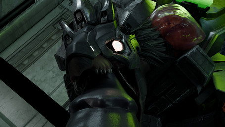 anthro armor big_penis deep_throat erection fellatio genitals group huge_penis hyper hyper_genitalia hyper_penis male male/male mask oral oral_penetration penetration penile penis sex spitroast trio swishlosh halo_(series) microsoft xbox_game_studios alien humanoid kig-yar lekgolo sangheili scalie 16:9 hi_res widescreen