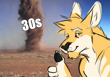 anthro arm_markings black_nose black_pawpads blue_eyes closed_smile desert fur head_tuft looking_at_viewer male male_anthro markings mouth_closed narrowed_eyes nude pawpads photo_background shoulder_markings smile solo tornado tuft white_body white_fur yellow_body yellow_fur solaxe_(artist) solaxe kangaroo macropod mammal marsupial hi_res photography_(artwork)