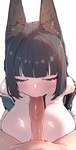 animal_ears anthro bangs big_breasts big_penis black_ears black_hair breasts duo eyelashes eyes_closed fellatio female female_humanoid female_on_human female_penetrated first_person_view genitals glistening glistening_body glistening_skin hair human_on_humanoid human_penetrating human_penetrating_female human_penetrating_humanoid human_pov humanoid_penetrated inner_ear_fluff interspecies light_body light_skin male male/female male_human male_on_humanoid male_penetrating male_penetrating_female male_penetrating_humanoid male_pov mostly_offscreen_male navel oral oral_penetration penetrating_pov penetration penile penile_penetration penis penis_in_mouth sex spread_legs spreading tuft vein veiny_penis shintikku mihoyo zenless_zone_zero hoshimi_miyabi animal_humanoid canid canid_humanoid canine canine_humanoid fox_humanoid human humanoid mammal mammal_humanoid 2025 digital_drawing_(artwork) digital_media_(artwork)