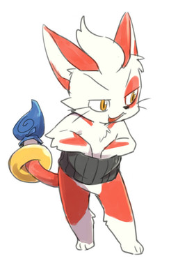amber_eyes anthro big_eyes big_head featureless_crotch male open_mouth sash simple_background solo standing whiskers white_background young young_anthro young_male manmosu_marimo ultraman_(series) ultra_nyan felid mammal 2015 digital_media_(artwork)