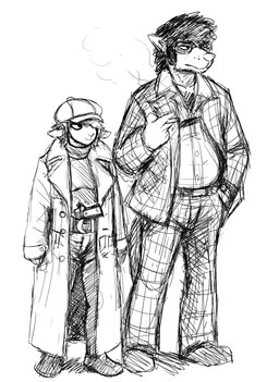 aged_down anthro breasts cigarette clothing duo eyewear female gun hair hat headgear headwear larger_male male ranged_weapon size_difference slightly_chubby smaller_female sunglasses weapon hladilnik jane_doe_(hladilnik) bovid canid canine canis caprine domestic_sheep mammal sheep wolf black_and_white hi_res monochrome
