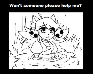 animal_ears anthro bell blush blush_lines breasts confusion cowlick female female_humanoid furrowed_eyebrows hair inner_ear_fluff jewelry looking_at_viewer medium_breasts necklace partially_submerged puffy_sleeves quicksand scared shitpost short_hair solo text tied_hair tuft scrimblor1 undertale undertale_(series) mad_mew_mew mew_mew_(undertale) animal_humanoid felid felid_humanoid feline feline_humanoid humanoid mammal mammal_humanoid 2026 digital_drawing_(artwork) digital_media_(artwork) english_text meme sketch
