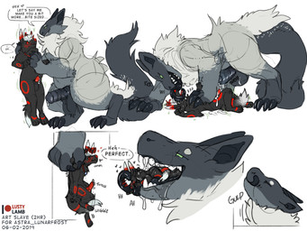 anthro bodily_fluids dialogue drooling duo genital_fluids knot male male/male male_pred male_prey mawplay messy open_mouth oral_vore precum saliva shrinking size_difference size_transformation soft_vore swallowing teasing text tongue transformation vore conditional_dnp lustylamb nintendo pokemon razz_lunarfrost eeveelution generation_2_pokemon pokemon_(species) umbreon absurd_res english_text hi_res