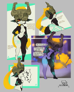 afterimage armor big_butt black_body blonde_hair blue_markings breasts butt dialogue eyes_closed feet fellatio_request female front_view gesture glowing glowing_body hair hand_gesture hand_on_hip handjob_gesture headgear helmet humanoid_pointy_ears insult insulting_viewer inviting_to_oral inviting_to_sex laugh leaning leaning_forward long_hair looking_at_viewer looking_back looking_back_at_viewer markings motion_lines multiple_angles navel offering_sex one_eye_obstructed open_mouth open_smile oral_request pointing pointy_ears ponytail prehensile_hair rear_view red_eyes requesting sex_request side_view small_breasts smile solo speech_bubble standing suggestive suggestive_gesture talking_to_viewer text thick_thighs white_body wide_hips yellow_sclera tofuuu nintendo the_legend_of_zelda twilight_princess midna humanoid imp twili 4:5 absurd_res english_text hi_res