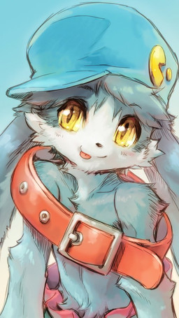 anthro barely_visible_genitalia barely_visible_penis black_body black_fur blep blue_background blue_baseball_cap bottomwear clothing collar fluffy fur genitals kemono looking_at_viewer male penis penis_base red_bottomwear red_clothing red_collar red_shorts shorts simple_background solo tongue tongue_out young young_anthro young_male tatotake_mono bandai_namco klonoa_(series) klonoa 2017 half-length_portrait japanese_description portrait
